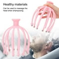 thumbnail image 5 of Claw Head Massager Hand Held SPA Scalp Massager Stress Relief Hair Therapy Rolling Ball Scalp Massage Machine for Office Home SPA (Pink), 5 of 5