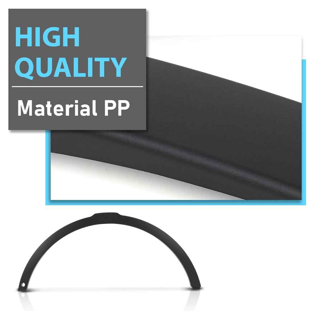Front Passenger Wheel Arch Fender Flare For 2015-2019 Land Rover Discovery Sport – Black Plastic
