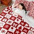 thumbnail image 4 of Castle Fairy Teens Geometric Plaid 7-Piece Twin Bedding Sets,Merry Christmas Bedding Comforter Set,Festival Xmas Breathable Sheet Sets,Breathable Home Decor, 4 of 8