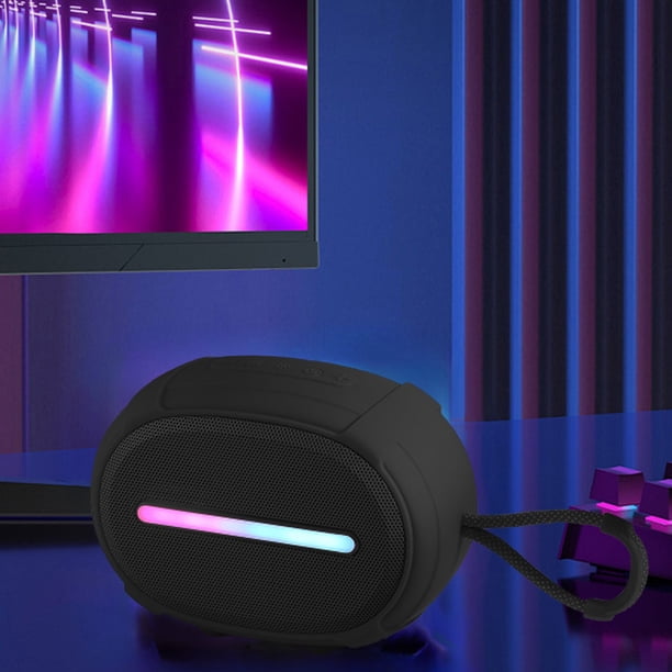 Altavoz Bluetooth portátil para exteriores Lisbinx, inalámbrico, portátil, con conector de audio, tarjeta USB, regalo, pequeño altavoz FM