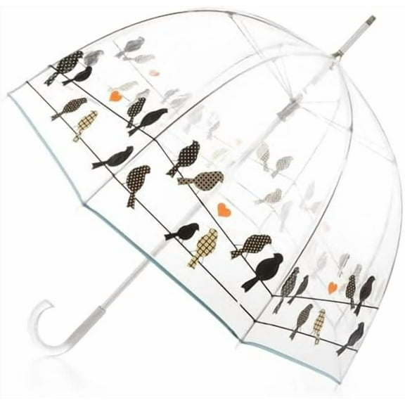 Adult Clear Bubble Umbrella with Dome Canopy and Lightweight Wind and Rain Protection