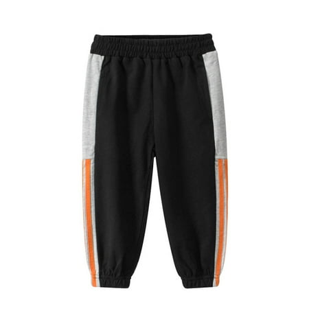 

KYAIGUO Kids Toddler Jogger Cinch Sweatpants for Boys 1-9Y Autumn Sweatpants Trousers Baby High Waisted Joggers Pant