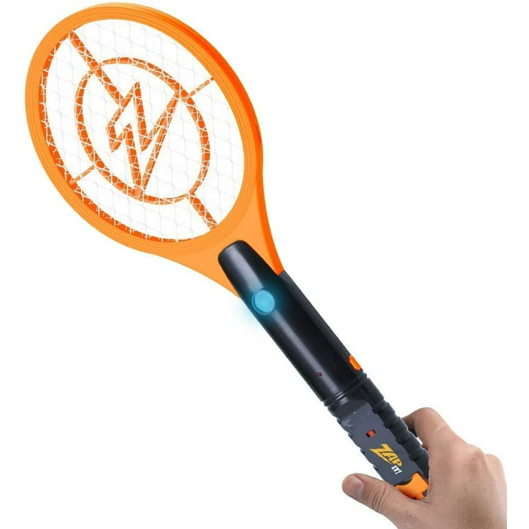  ZAP iT! Electric Fly Swatter Racket & Mosquito Zapper - High  Duty 4,000 Volt Electric Bug Zapper Indoor Racket - Fly Killer USB  Rechargeable Fly Zapper Indoor Safe - 2