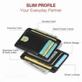 thumbnail image 7 of FALAN MULE Leather Wallet for Men Slim RFID Blocking Card Holder Travel-Friendly Minimalist Front Pocket Wallet, 7 of 7