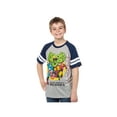 thumbnail image 7 of Marvel Avengers Boys' Hulk Iron Man Captain America Superhero Jersey Double Striped T-Shirt Tee, 7 of 7