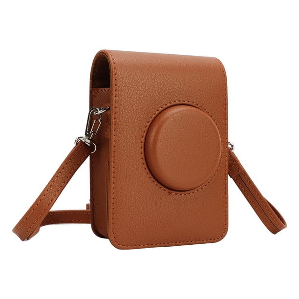 Funda para Cámara ANGGREK Mini Evo Funda Protectora de Piel Sintética con Correa Ajustable para el Hombro