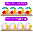 thumbnail image 2 of Pelota de playa inflable de PVC con lentejuelas, pelota luminosa para deportes acuáticos, juguetes para niños, pelota de agua de 6 colores, 2 of 3