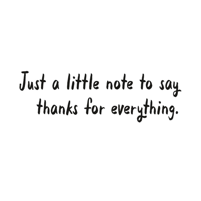 Hallmark Thank You Card (Just a Little Note) - Walmart.com