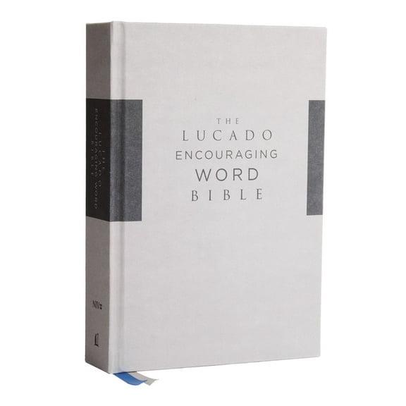 Niv, Lucado Encouraging Word Bible, Gray, Cloth Over Board, Comfort Print: Holy Bible, New International Version, (Hardcover)