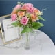 thumbnail image 4 of Flores artificiales Diamond Rose - 5 tallos con 10 mini rosas, decoración de plástico en blanco, rosa, naranja, azul, amarillo, 4 of 6