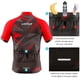 thumbnail image 5 of LIXADA Hombres Ciclo Jersey Desmontable Camisa de Bicicleta de Manga Corta y Pantalones Cortos Acolchados Traje de Ropa de Bicicleta, 5 of 7