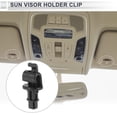 thumbnail image 2 of Unique Bargains Sun Visor Holder Clip For Honda Odyssey 2005-2010 Sun Visor Retainer Clip Hook No.83715-SHJ-A21ZA Plastic 1 Pc Black, 2 of 6