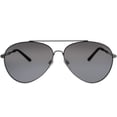 thumbnail image 2 of Burberry  Metal Unisex Aviator Polarized Sunglasses Matte Gunmetal 60mm Adult, 2 of 3