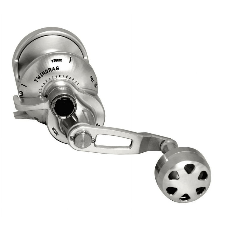 Accurate Valiant 400 Single Speed Reel - BV-400-S - Silver - Right
