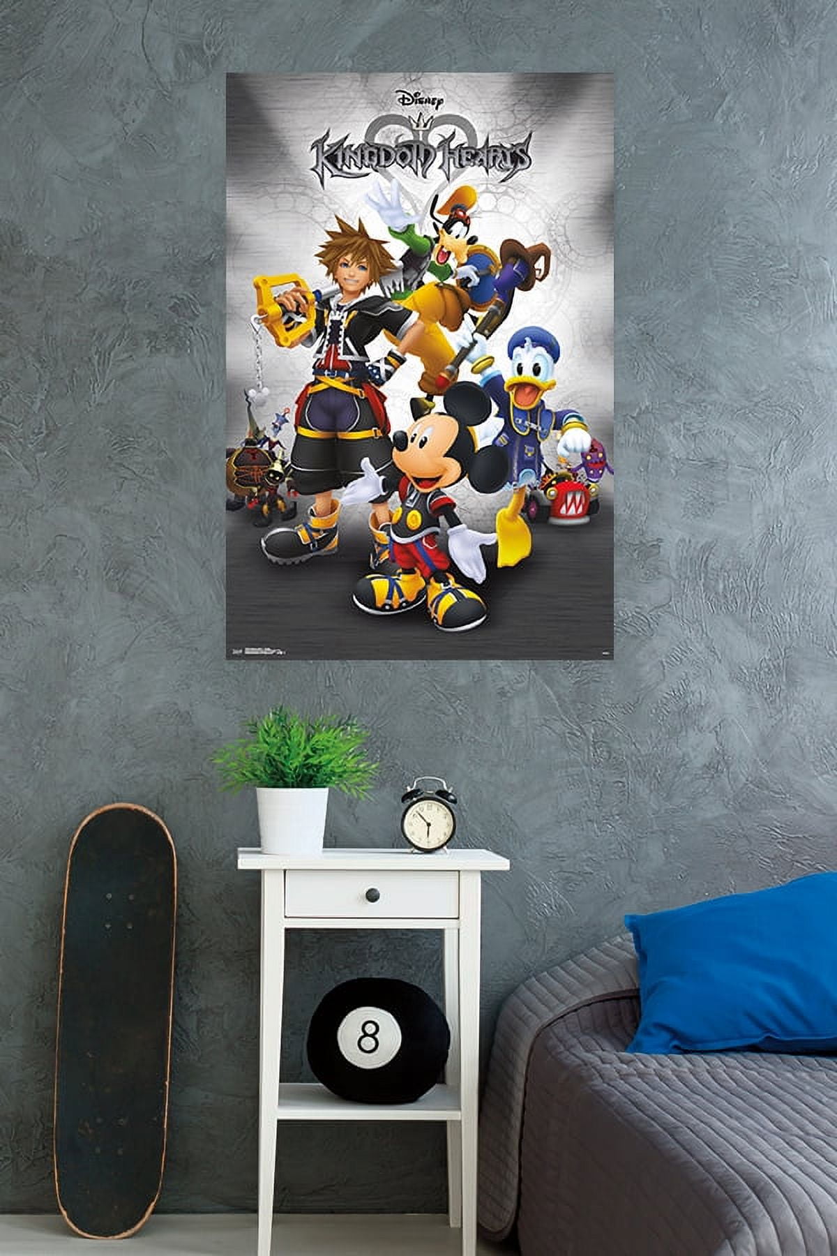 Disney Kingdom Hearts 2 - Collage Wall Poster with Push Pins, 22.375 x 34  