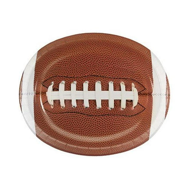 Hoffmaster Group 324726 Decor Touchdown Time Oval Platter, Pack of 12 - 8 Per Pack