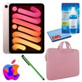 thumbnail image 1 of Paquete Apple iPad Mini 6 (2021) 64 GB Wi-Fi Rosa con funda con cremallera rosa + kit de limpieza de pantalla, 1 of 9