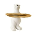 thumbnail image 4 of TISHITA Bear Figure Table Ornament Storage Tray for Jewelry And Rings in The Office , Standing, 4 of 8
