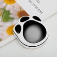 thumbnail image 5 of Unique Bargains 1 Set Contact Lens Case Electroplated Cat's Paw Lens Storage Case Black, 5 of 5