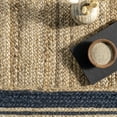 thumbnail image 6 of nuLOOM Rikki Coastal Braided Jute Area Rug, 6' x 9', Navy, 6 of 9