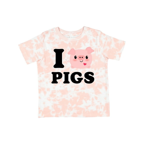 Inktastic I Love Pigs Boys or Girls Toddler T-Shirt