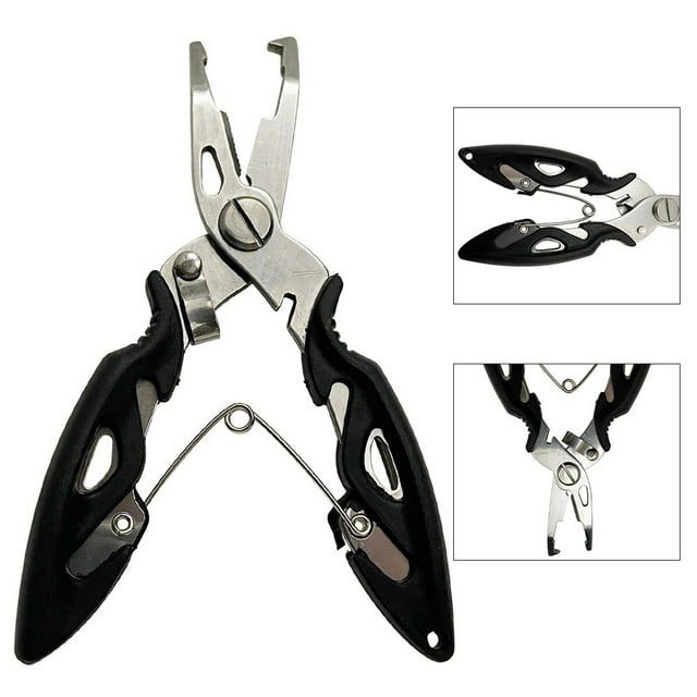 Mosiee Fishing Plier Scissor Braid Line Lure Cutter Hook Remover Etc Fishing Tackle Tool Cutting Fish Use Tongs Multifunction Scissors