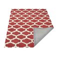thumbnail image 5 of Rugsotic Carpets Hand Tufted Wool Eco-Friendly 4'x6' Area Rugs Rectangle Red White Geometric Modern High Pile Thick Handmade Anti Skid Indoor Rug for Living Room, Bedroom K05101, 5 of 5