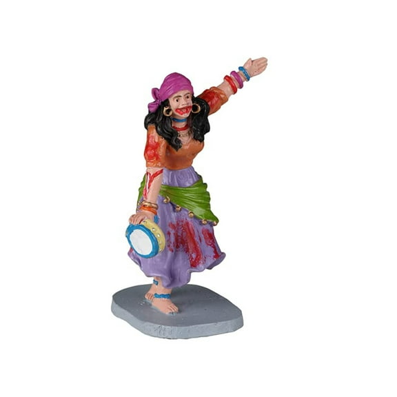 Lemax 22107 DARK PORTENTS Spooky Town Figurine Halloween Decor Figure Gypsy Miniature Village