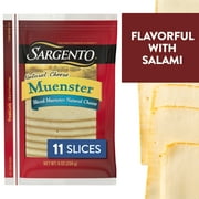 Sargento Sliced Muenster Natural Cheese, 11 Slices