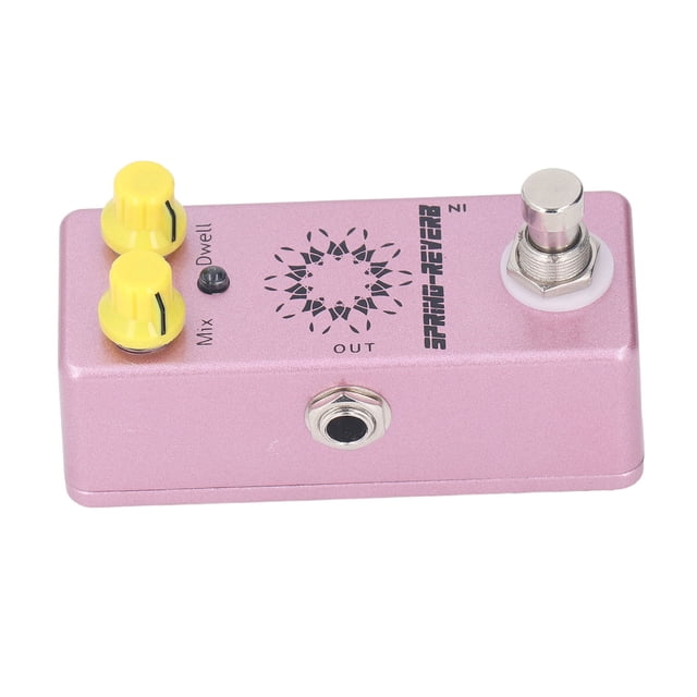 Pedal De Efecto De Reverberación De Resorte, Pedal De Efecto De Guitarra De Bajo Ruido Para Guitarras Eléctricas