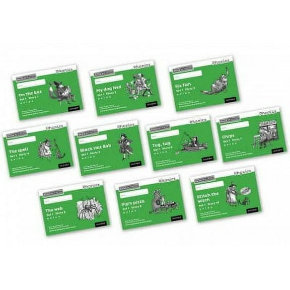 Read Write Inc. Phonics: Black And White Green Set 1 Storybooks Mixed Pack Of 10