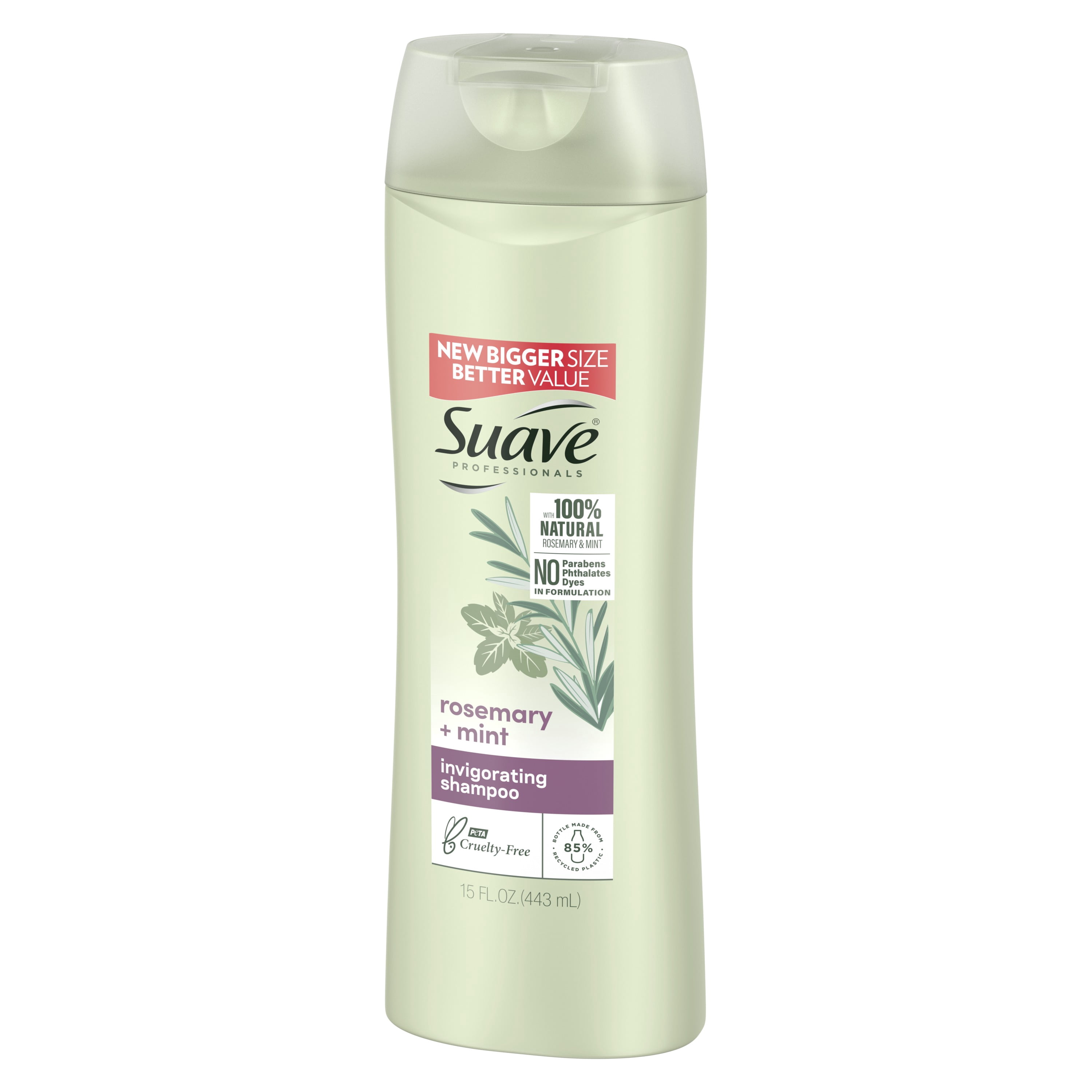 Suave Professionals Clarifying Moisturizing Daily Shampoo with Rosemary and Mint, 15 fl oz