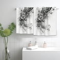 thumbnail image 2 of Nawy Peacock, Two Flowers Funny Kitchen Towels, Microfiber Hand Towel for Kitchens, Bathrooms, Showers - 2 Pack 27.5*16in, 2 of 6