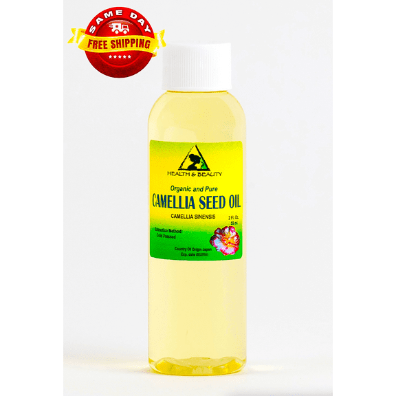 Camellia / Camelia Seed Oil Unrefined Virgin Organic Carrier Cold Pressed 100% Pure 2 oz