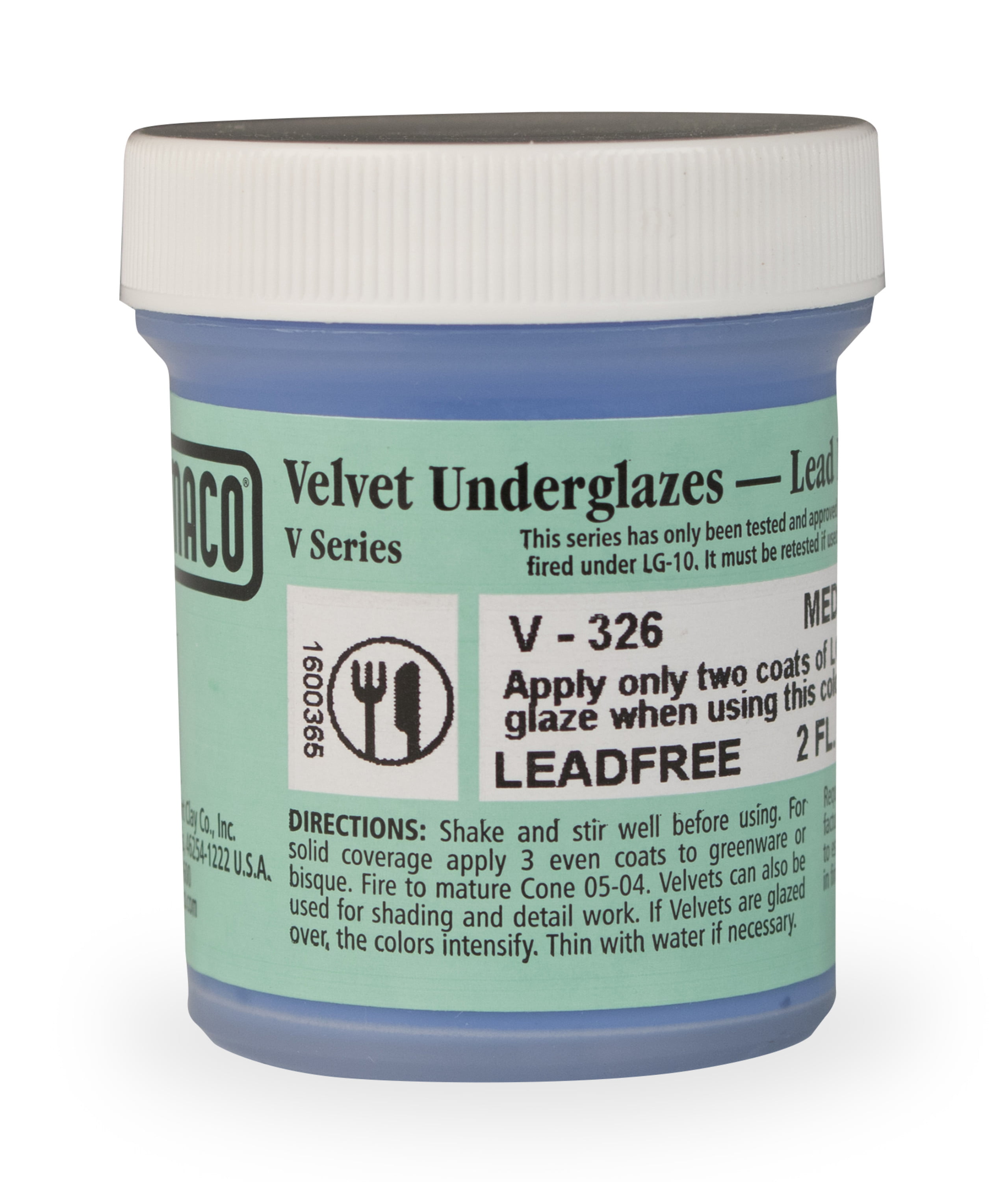 Amaco Velvet Underglaze Series - 1 Pint (472ml)