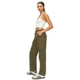 thumbnail image 3 of Cali1850 Women’s Casual Cargo Pants Straight Leg Multi Pockets Streetwear Trousers, 3 of 6