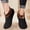 Black, variant on HNMKIU Thermal Non- Cushioned Indoor Socks for Women with Warm Comfort Oil green,One Size