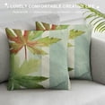 thumbnail image 3 of Qinduosi Blue Green Tropical Pillow Covers of Summer Palm Monstera Leaf Outdoor Decorative Throw Pillows Farmhouse Botanical Pillowcases Cushion Case Decor for Home Sofa Couch Bed White, 3 of 5