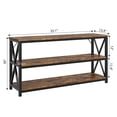 thumbnail image 6 of Wooden Fluted Entryway Table, Sofa Table Behind Couch, Entry Foyer Table for Entryway, Hallway, Living Room, 6 of 13