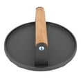 thumbnail image 2 of Poids de Viande, Poids de Steak Poignée en Bois pour Plaque Ronde, 2 of 7