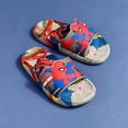 thumbnail image 1 of Cartoon Anime Toddler Slippers Superhero Pattern Open Toe Sandals For Boys And Girls, 1 of 5