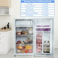 thumbnail image 6 of OYang Single Door Mini Fridge, Super Quiet 19.3"D x17.5"W x 32.7"H, 6 of 6