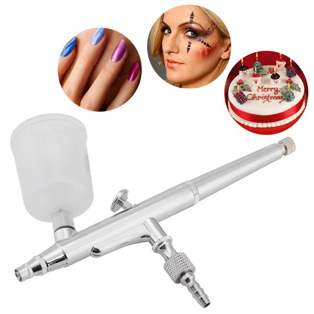 Paint Airbrush Kit, 0.2mm Copper Paint Art Set Airbrush Kit, Durable Painting for Cake Decorating