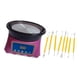 thumbnail image 5 of Kit completo de torno de alfarero eléctrico giratorio de 12 cm y herramientas para esculpir arcilla para ., 5 of 9