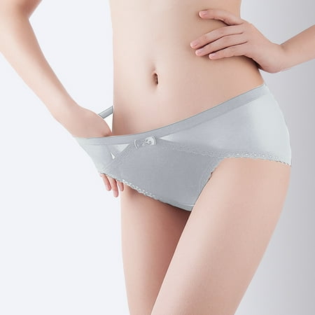 

Quealent Underpants For Women Lace Patchwork Panties Women Lingerie Comfort High Waist Underwear Fashion Striped Mesh Briefs Female Cotton Green XXL
