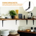 thumbnail image 4 of 4pcs Stainless Steel Shelf Bracket Wall Mount Shelf Support Fixing Bracket L Shape Bracket, 4 of 9