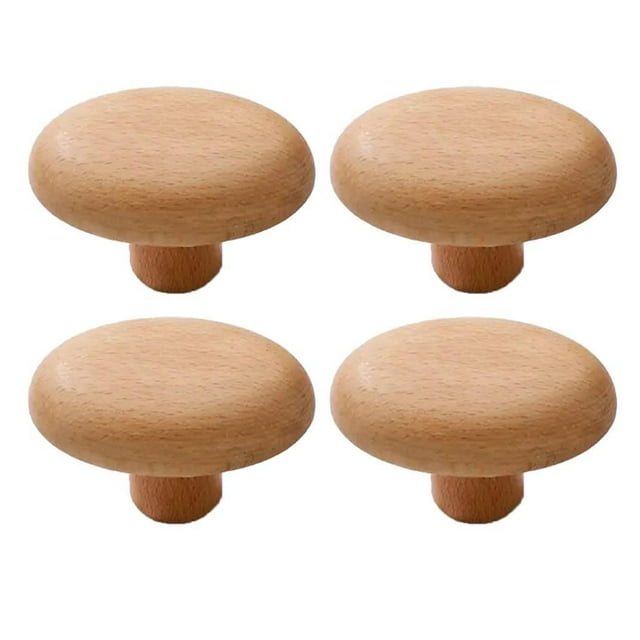 4 ganchos de madera para colgar en la pared con asas de madera, decoración de diseño nórdico versátil. Oval