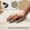 thumbnail image 6 of ODIKA 3'x5' Warm Earth Tones Abstract Design Washable Accent Rug Modern Minimalist Shapes for Chic Spaces Pet Friendly, Non-Shedding Mat for Bedside, Nursery Room, 6 of 7