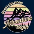 thumbnail image 6 of Wild Bobby Let Our Classroom Adventure Begin Mountain Sunset Light Colors Pop Culture Men Tank Top, Navy, X-Large, 6 of 6