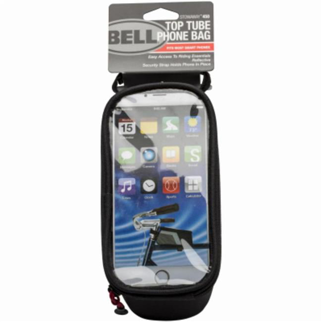 Bell Top Tube Phone Bag for Bicycle Clear Cover Plus Storage Adjustable Straps for sale online 